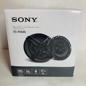 New Sony XS-R1646 4-Way Coaxial Car Speakers 50W RMS/270W Peak 6.5" x 6.5" Pair